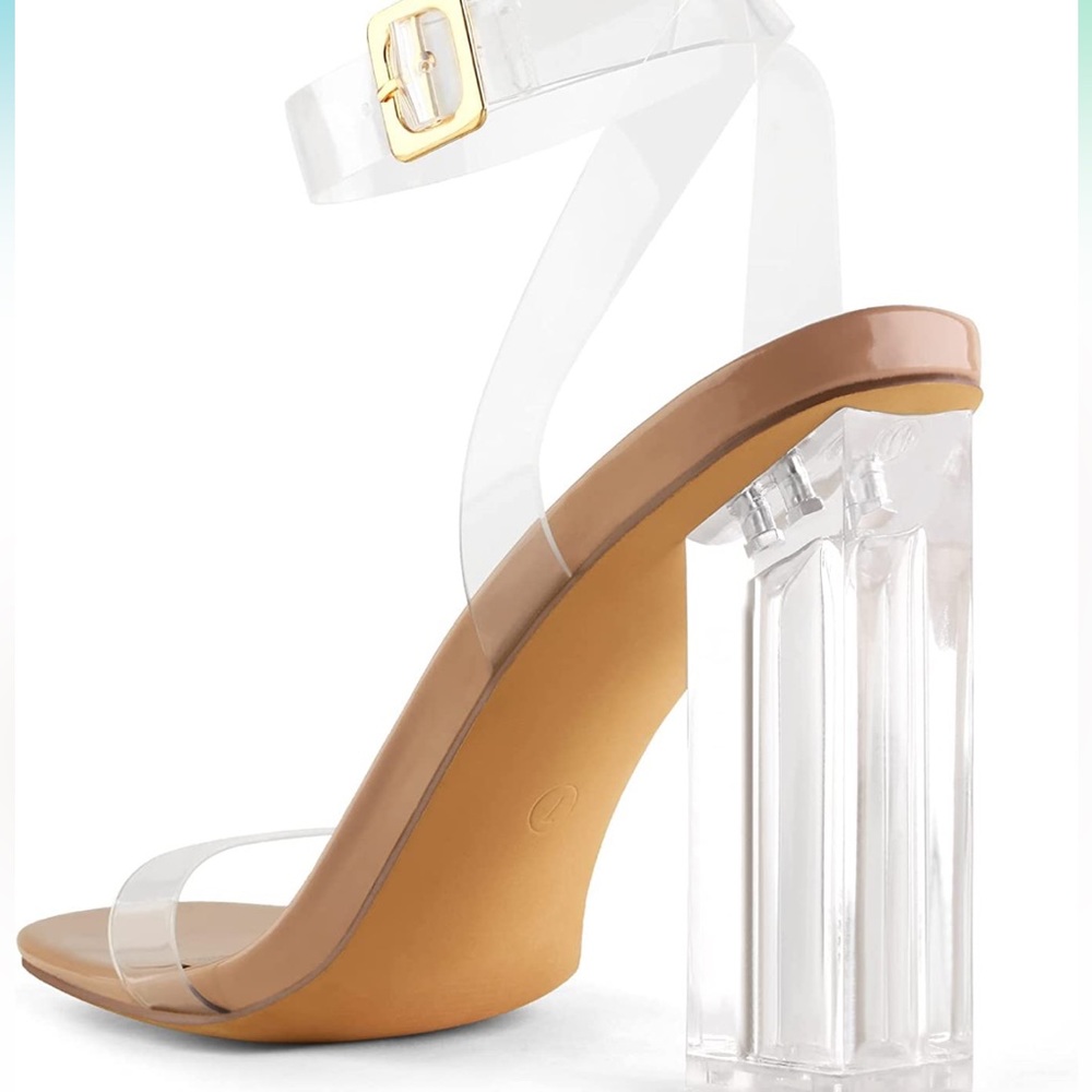 Clear Sandals Size 9.5